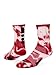 Red Lion Maxim Tie Dye Athletic Socks ( Red / White - Small )