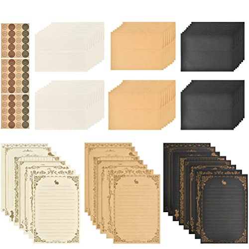 Foccts USXL738 Antique Stationary Paper And Envelopes Set cover