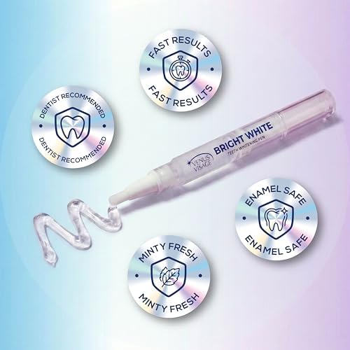 Venus Visage Teeth Whitening Pen and Tooth Polishing Kit (Pack of 4) – Professional Teeth Whitening Gel, 30+ Uses, Low Sensitivity, Enamel-Safe Mint Formula – Removes Coffee, Wine & Tobacco Stains Alternate view