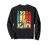 1990er Jahre Bowling Retro Vintage Back To The 90s Mottoparty Sweatshirt