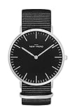 STIL - Die Damen/Herren-Uhr kommt mit einem schlichten schwarzen Ziffernblatt. Sie kann sich somit als Damenarmbanduhr und Herrenarmbanduhr gleichermaßen getragen werden. Diese moderne Quarzuhr eignet sich für junge Mädchen, Mode-Blogger, Frauen und modebewusste junge Herren und Männer.