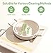 Baby Bottle Brush Set with Drying Rack, Portable Silicone Bottle Cleaner Kit for Bottles, Nipples and Straws, Travel Storage Box for Home and On-The-Go Use（Green）