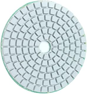 TenNuoDa Diamond Polishing Pads,10Pcs Diamond Wet Polishing Pads Set,50-3000 Grit Pads for Granite Stone Concrete Marble Floor Grinder or Polisher,4 inch Pads(500Grit)
