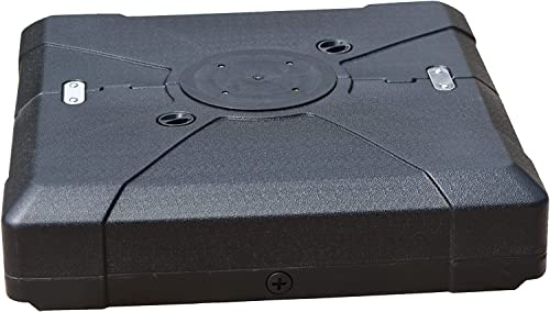 Purple Leaf Offset Patio Umbrella Base With Wheels, Sand/Water Filled Square, 35.4" X 35.4" X 7.9" #TOP22