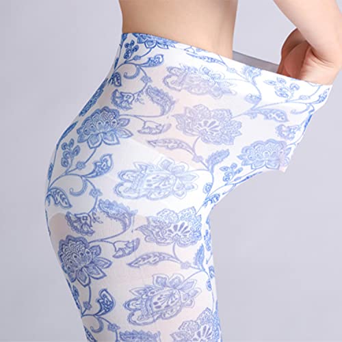 Image of Sahabowi Women Tights, Opaque High Waist Pantyhose, Vintage Control Top Stockings