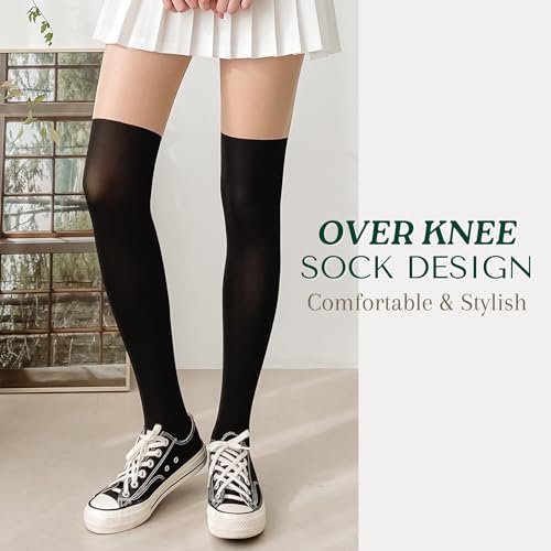 Golf Two-Tone Over-Knee-High Stockings Pantyhose Tights UV Protection3