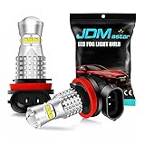 JDM ASTAR Super Bright Max 60W High Power 4G12 360 Beam H11 H16 White Led Fog Light Bulbs With...