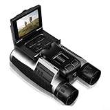 Binocular y cámara 2 en 1: este versátil dispositivo combina potentes prismáticos de aumento de 12x con una cámara de alta resolución, lo que te permite observar y capturar videos de 2.5K y fotos de hasta 48 MP de pájaros y paisajes lejanos durante tus caminatas, todo en una unidad de mano.