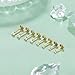 LOLIAS 14K Gold Filled Threadless Nose Studs CZ Nose Rings for Women Men 316L Surgical Steel Labret Studs Lip Rings Push in Flat Back Stud Earrings CZ Nose Nostril Tragus Helix Piercing Jewelry
