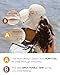 FURTALK Sun Hats for Women with Ponytail Hole Wide Brim Beach Bucket Hat UPF 50+ Fishing Hiking Outdoor Hats Beige
