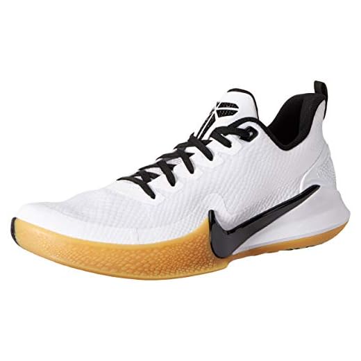 Nike Men's Kobe Mamba Focus Basketball Shoe (8 M US, White/Black/Gum Light Brown)