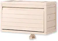 Porta-Chaves de Parede Formato Garagem de Carro com Porta Automática – Organizador Decorativo, Durável e Fácil de Instalar