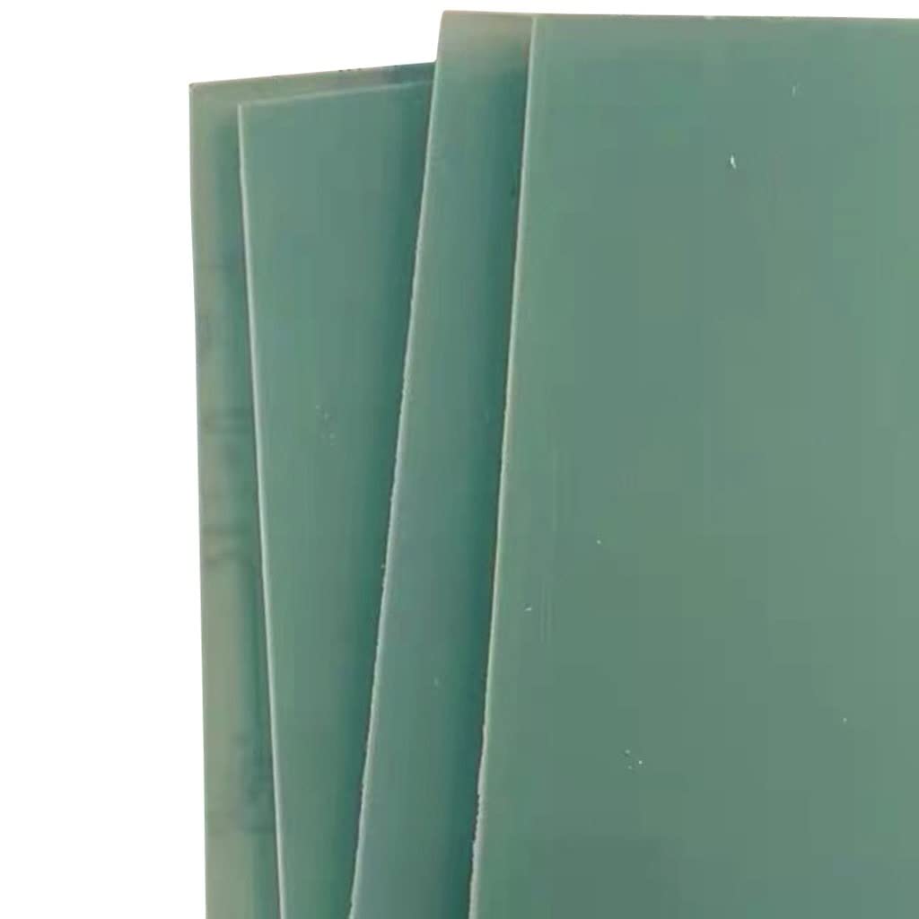 Arkusz z włókna węglowego z włókna szklanego Płyta epoksydowa FR4, 150 mm × 100 mm 100 mm × 100 mm Jasnozielona płyta z żywicy Zero Cut Izolacja Płyta dla elektryka Płyta z włókna szklanego)(8x150x100
