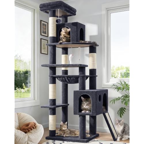 Globlazer F70 Pro Heavy Duty Cat Tree Tower for Indoor Cats Large Adult