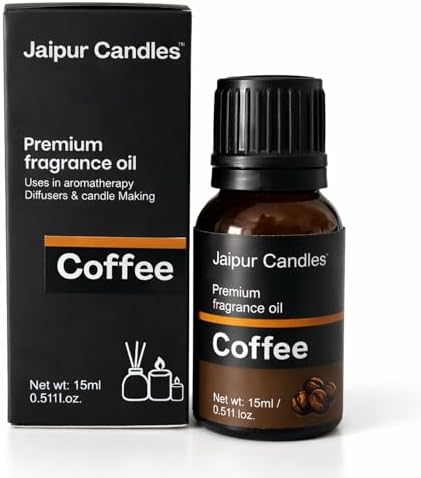 Fragrance Oil | 15 ml | Aroma Oil for Home Fragrance | Best for Aromatherapy | Use in Diffusers, Candles, Air Fresheners (15ML, Coffee)