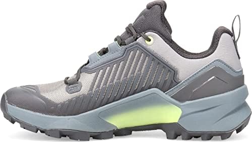 adidas Women's Terrex Swift R3 Hiking Shoe, Grey Three/Halo Blue/Hi-Res Yellow - 7 | Image 2