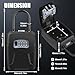 Key Lock Box Outdoor with Code, Large Key Lockbox for Keys Outside Portable Lock box for Keys, 4 Digit Combination Key Safe Storage, Waterproof Keybox Wall Mounted for Outdoor Home Garage Office