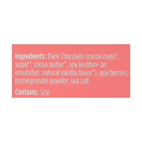 Vosges Haut-Chocolat Super Dark Pomegrante and Goji, 3oz Bar 4
