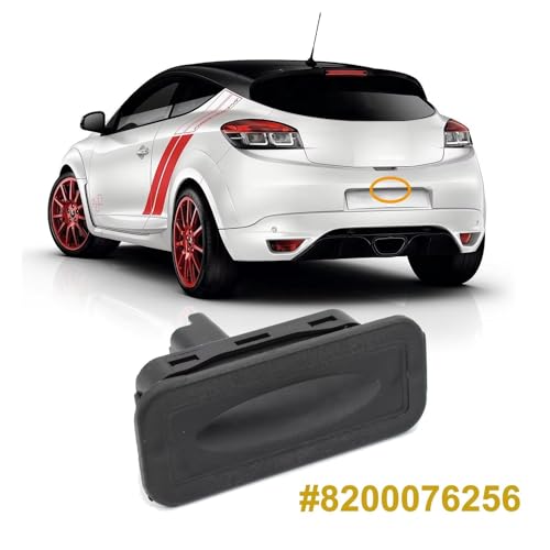 Commande de hayon Megane finition durable pour bouton de coffre