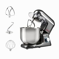 Girmi IM46 Impastatrice Planetaria, 1800 W Max, 8 Litri, 6 Velocità, Pulse, Contenitore inox...