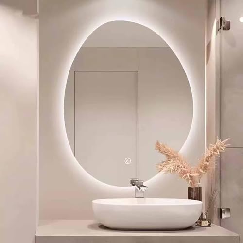 Miroir de salle de bain LED goutte d'eau pour sublimer votre routine