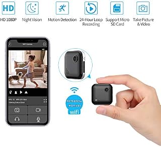 Mini WiFi-Spy Camera 1080P Wireless Hidden-Camera, OUCAM Small Surveillance Camera Spy Cam