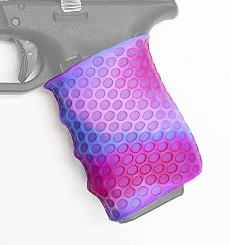Stekos Rubber Gun Grip – Universal Fit and Easy Installation – Durable and Flexible Rubber Vertical Grip – Professional-Grade Tactical Grip (Cotton Candy)