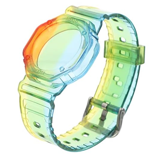 UKCOCO Crianca Air Tag Compatível Para Pulseira Para Crianças: Pulseira Air-Tag Gradiente Arco-Íris Transparente Tup Pulseira Air-Tags Titular Para 3-15 Anos Meninas Meninos