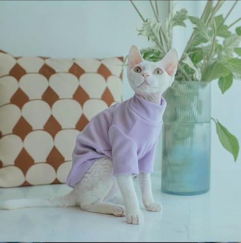 Pullover chat sans poils vêtement thermique Devon Rex Peterbald - 5