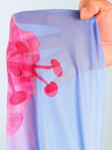 Image of ZAFUL Women's 3 Piece Swimsuit Floral Halter Triangle String Bikini Tie Side Bottom with Boho Cover Up Skirt