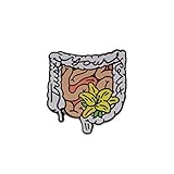 Anatomical Intestines Enamel Lapel Pin Intestines Brooch Medical Jewellery Gastroenterology Gift...