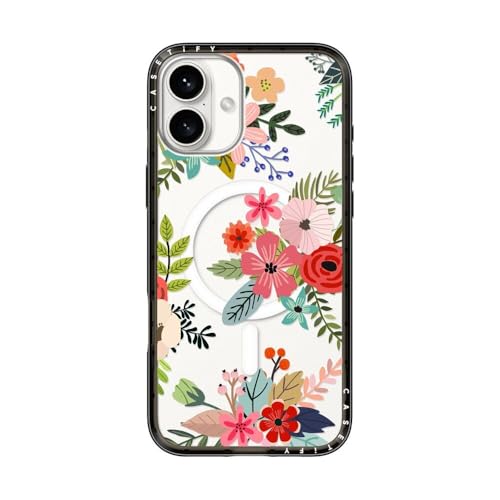 Coque iPhone 16 Plus collage floral idéale pour protéger votre smartphone au quotidien