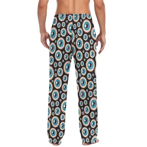 Aslsiy Mens Pajama Bottoms Four Pajama Pants Sleep Pants for Men Lounge PJ Pant4