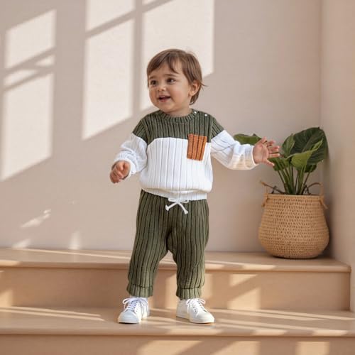 Toddler Boy Long Sleeve Sweatshirt and Pants Set - Image 2