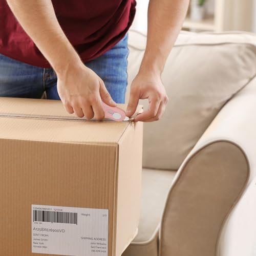 3 Stück Mini Box Cutter, Mini Cuttermesser, für Auspacken und Öffnen von Briefen, Kompakt, Exquisit und Einziehbares, für Umschlag Paket Papierschnitt, Schachtel Oder Verpackung