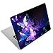 Autocollant en vinyle pour ordinateur portable 12", 13", 13,3", 14", 15", 15,4", 15,6" étanche et amovible avec 2 repose-poignets Motif papillons