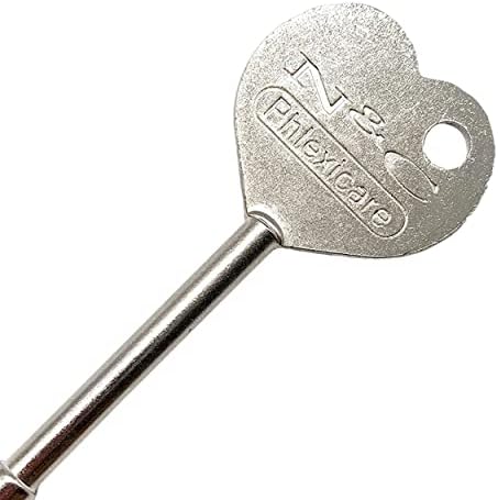 EAI Radar Key for Disabled Toilet Access Easy Turn Standard Grip, Chrome