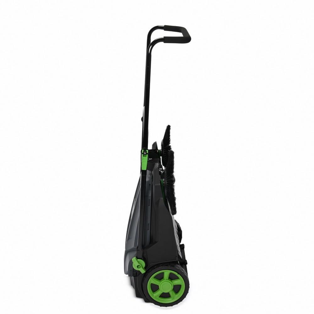 HEMMDAL Kehrmaschine HKM65 manuell | 65 cm Kehrbreite | 2.600 m²/h Kehrleistung | 20 l Behälter | Grau | für trockene Oberflächen im Außenbereich | höhenverstellbarer Soft-Griff | Handkehrmaschine
