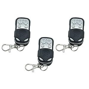 TEMPO DI SALDI Telecomandi Universali, Cancello Automatico, Frequenza 433.92 Mhz, Codice Fisso, 3 Pezzi