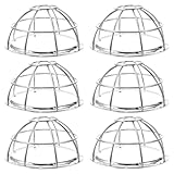 Amosfun 6 Stück Alarmwächter Abdeckung aus Eisen mit Drahtstruktur und Maschendesign zur Verbesserung der Überwachungsgenauigkeit und Verlängerung der Sensoreinsatzdauer für Lager und