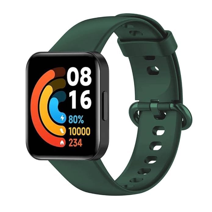 Image of TechMount Soft Silicone Wristband smartwatch Strap Compatible only for Redmi Watch 2 Lite /Redmi GPS Watch Only