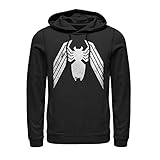 Marvel Men's Venom Distressed Logo Pull Over Hoodie - Black - Large