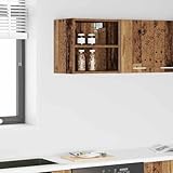 Lumanois Armoire Suspendue avec Stockage Bois Ancien 40 x 29,5 x 40 cm Meubles de Cuisine Marron,884424