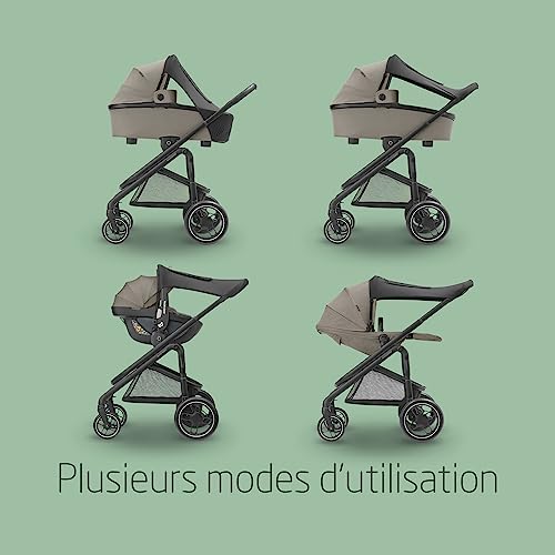 Maxi-Cosi Pare-soleil, Compatible nacelles, poussettes, sièges-auto Maxi-Cosi, Protection UPF 50+, Fenêtre cache-cache, Protection solaire pour bébé, Plusieurs modes d'utilisation, Noir – vue 5