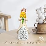 Inspirational Hand-Painted Figurine with Sunflower Bouquet, You are Beautiful, Amazing Resin Doll, Great Gift for Her, Girl Friends, Friends, 5.9 Inches Resin Doll Tabletop (You are) - Image 5