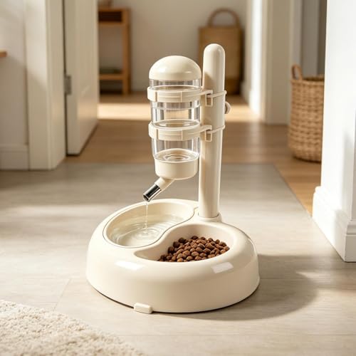 Mangeoire pour chien – Écuelle double ergonomique haute résistance - 3