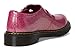 Dr. Martens Girls 8065 J (Little Big Kid) Mary Jane Flat, Fuchsia/Silver/Gold Glitter, 4
