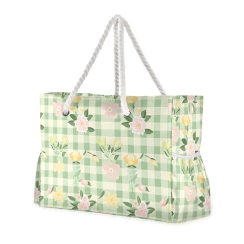 Image of senya Large Beach Bags Totes Swim Canvas Tote Shoulder Bag Water Resistant Bags for Gym Travel Daily