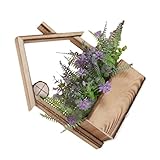 YARNOW Decoración De Cabañas De Troncos Adorno De Madera Hogar Planta Ornamental Césped Artificial para Colgar Tiendas Adorno Hogar