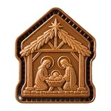 3D Mini-Tortenset Faith Christmas Hand-Tortenschneider-Werkzeug